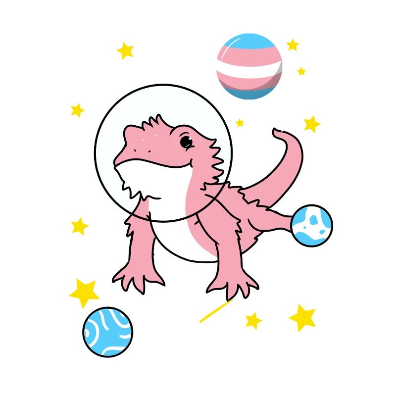Trans Pride Bartagame Dans l’espace