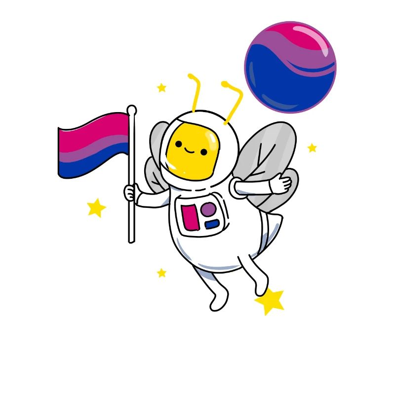 Abeilles Dans l’espace Bisexual Pride