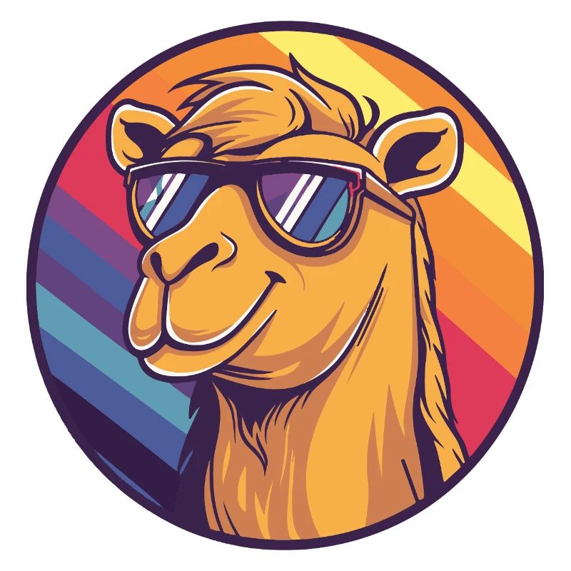 Kamel Comic Cool Sommer