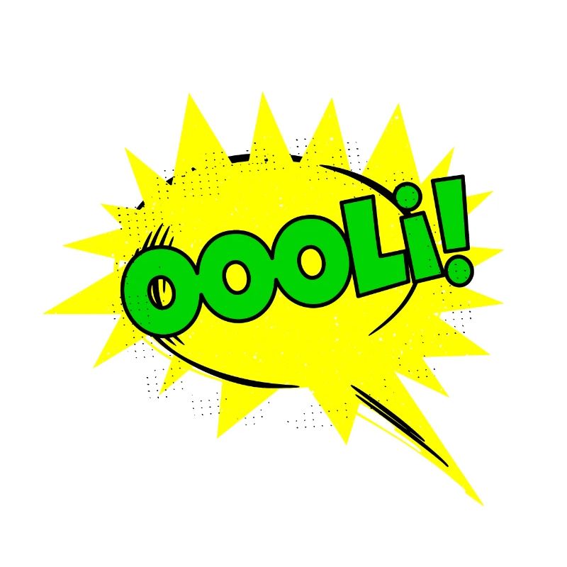 Oli Oliver Name Funny speech bubble Oooli!