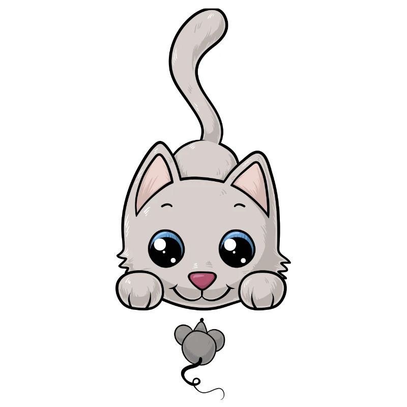chat bande dessinée douce