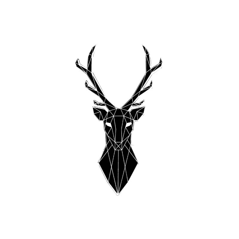 stylized deer