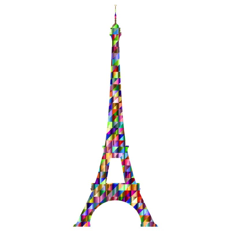 Eiffelturm Regenbogen
