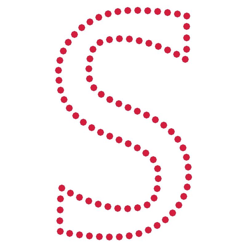 Lettre S / lettre S (points, 1c)