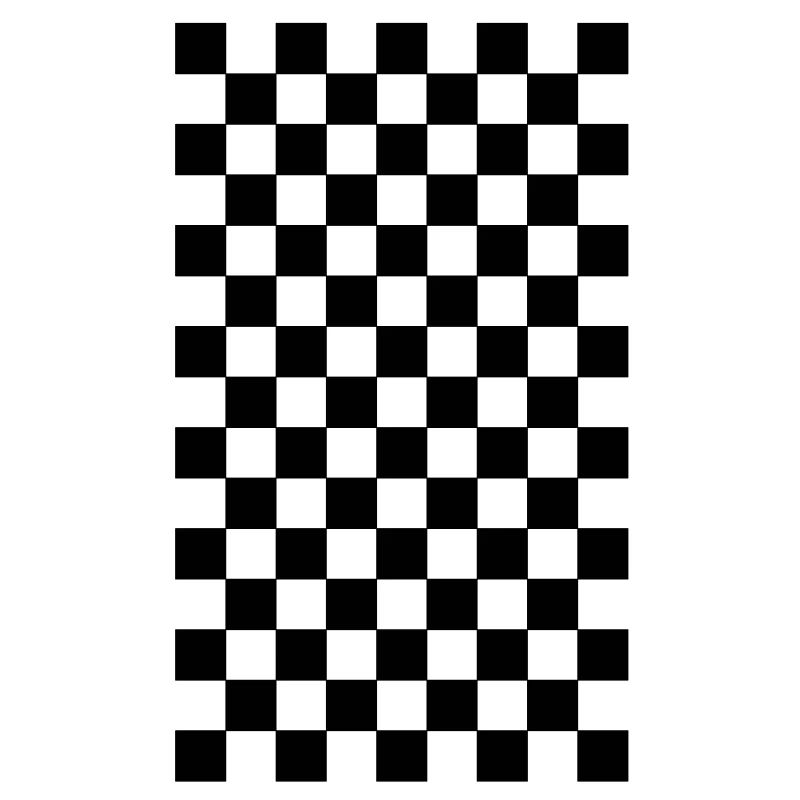 quadrillé pattern black white