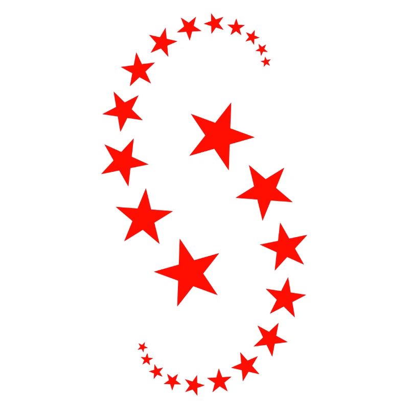 Stelle cadenti rosse