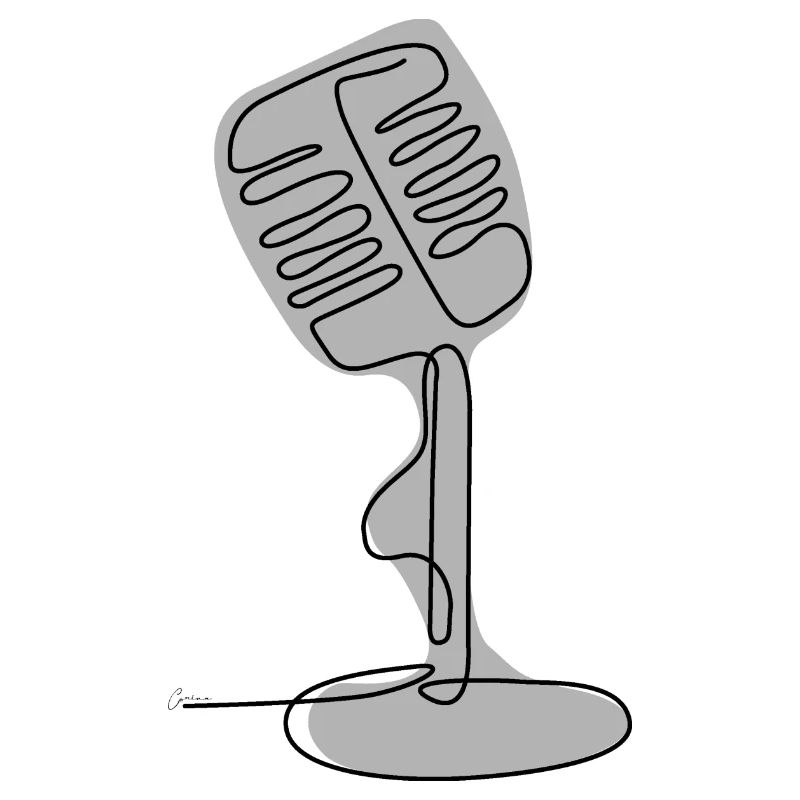 One Line Drawing - Mikro
