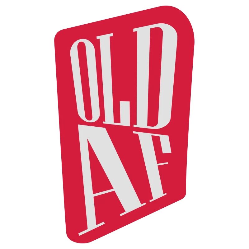 old AF Text Logo
