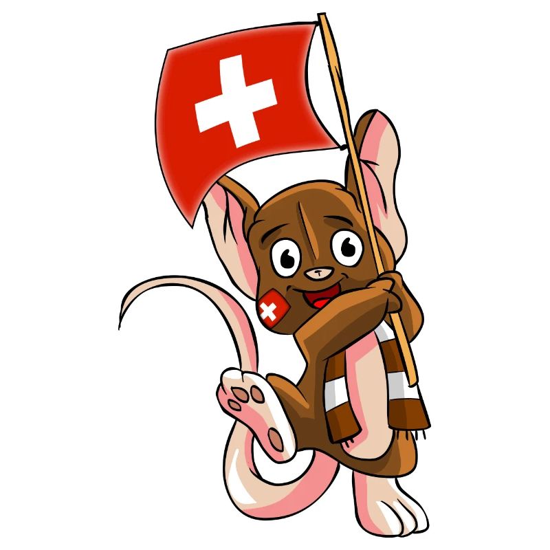 Schweizer Fan Maus