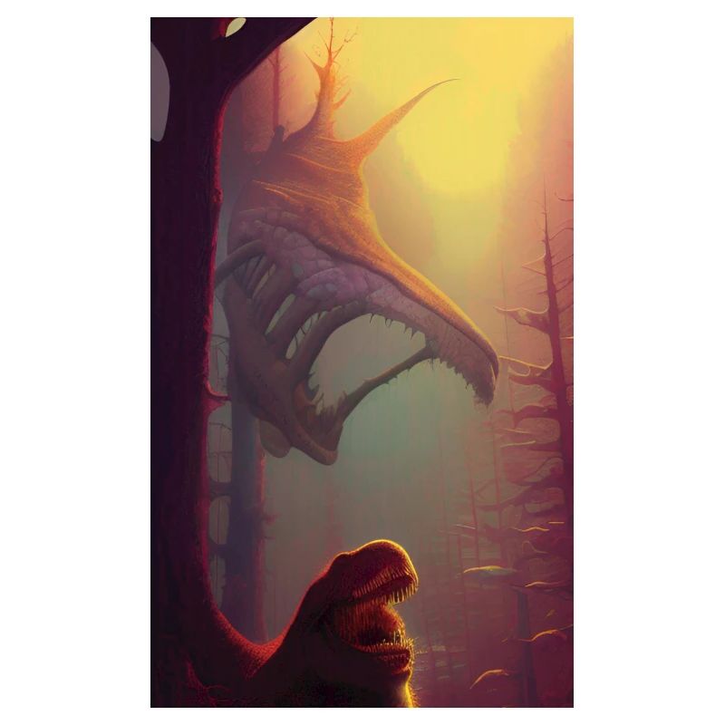 Creepy Horror Comic Alien sur une planète étrange terre