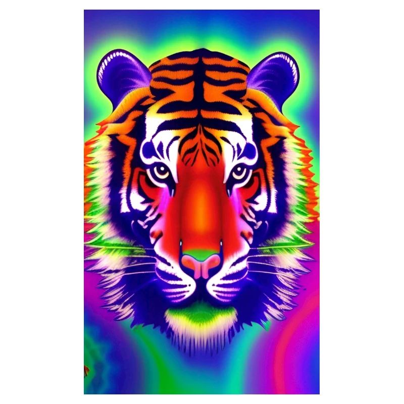 Psychedelischer Tiger
