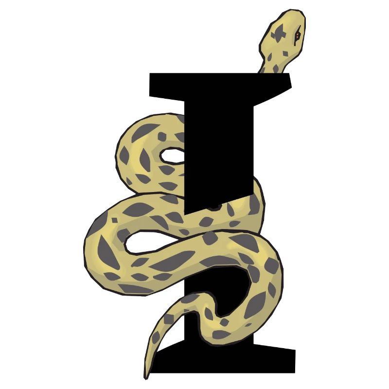 Letter i snake