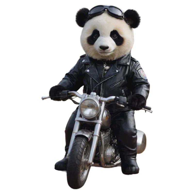 Biker Panda