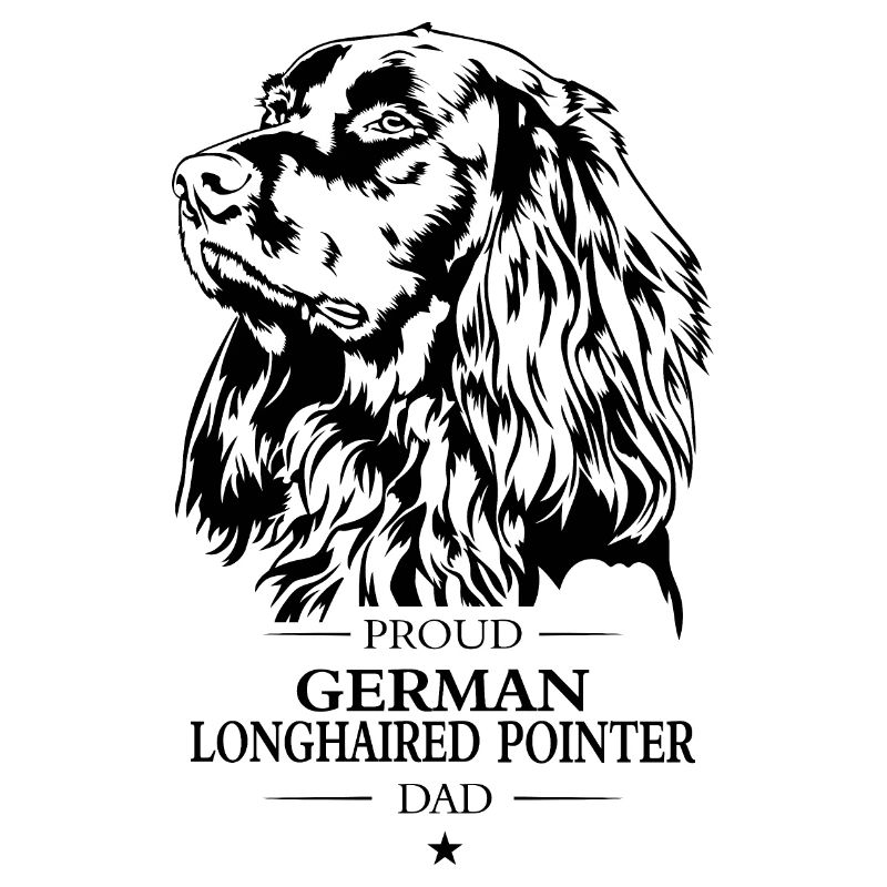 German Longhaired Pointer Dad Hunde Hund Wilsigns