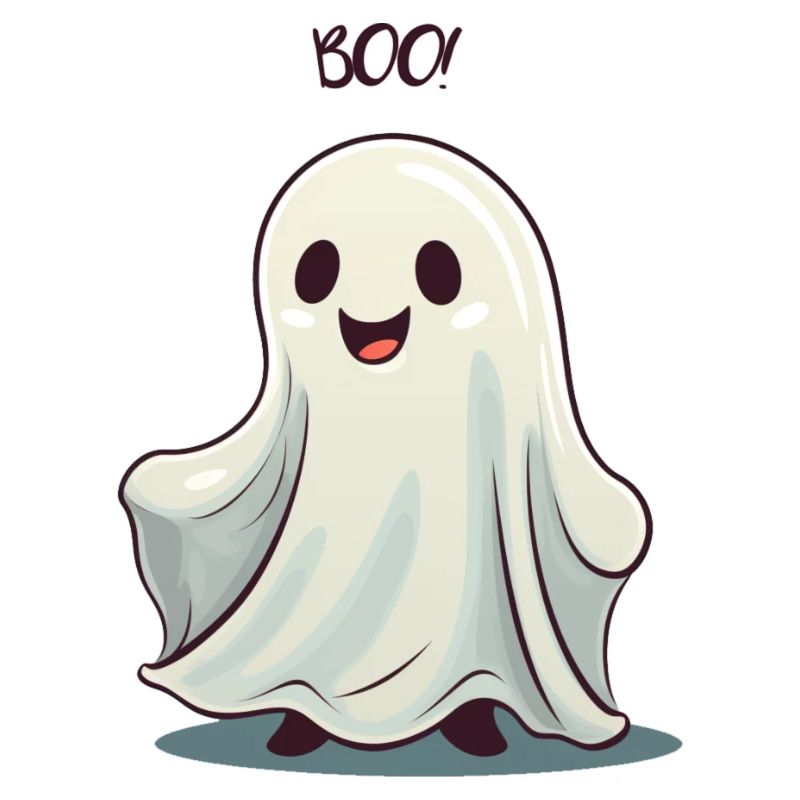 Halloween Ghost Ghost Design d’automne