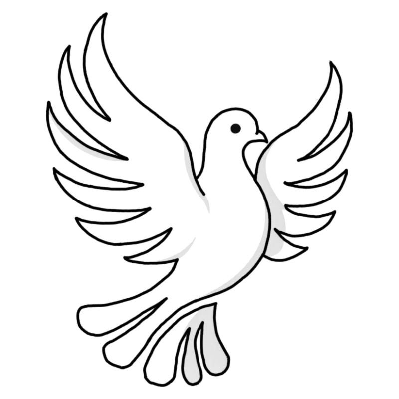 Conception simple en forme de pigeon