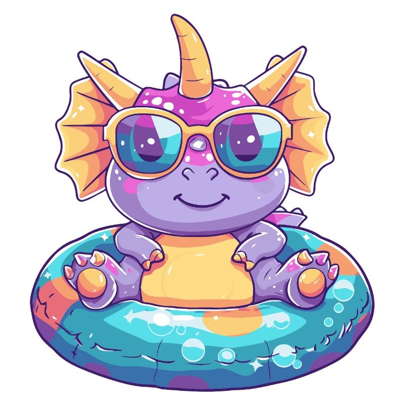 Dinosaurier triceratops Comic Cool