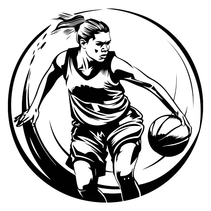 Basketteur Basketteur Basketteur Silhouette