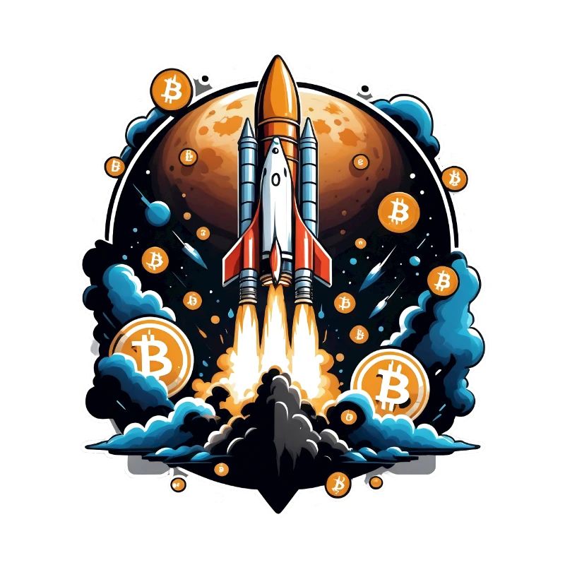 Bitcoin Crypto Crypto à la lune Cadeau