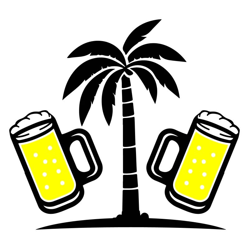 Beer Palm Trees Holiday