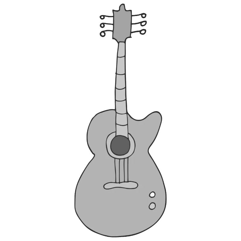 Guitar in Grey