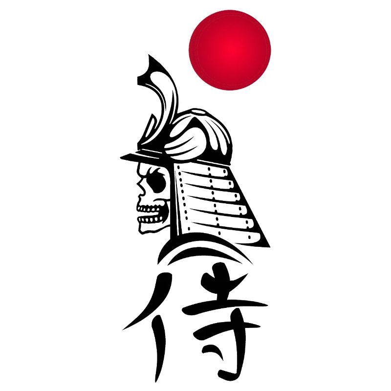 Schwarzer Samurai und Rote Sonne