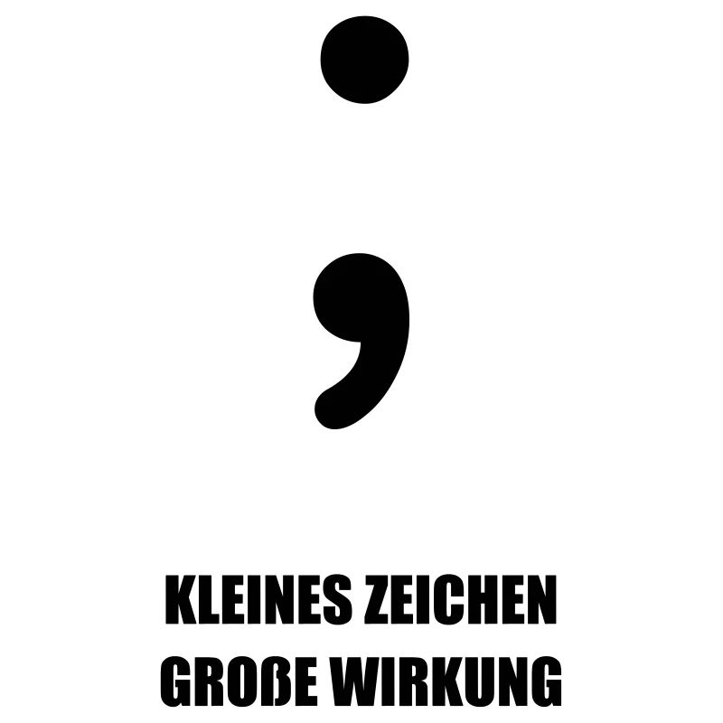 Semikolon - Informatiker Spruch Geschenk