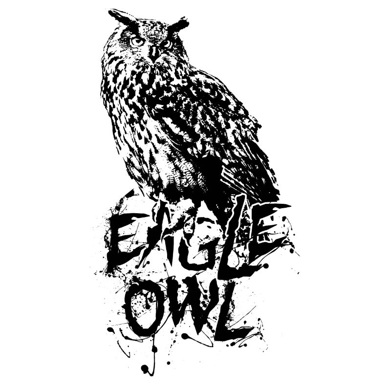 Eagle Owl Uhu Eule Bubo Bubo