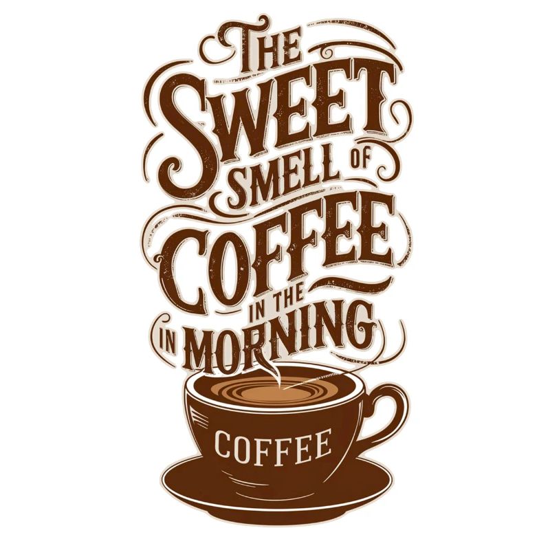 douce odeur du café le matin