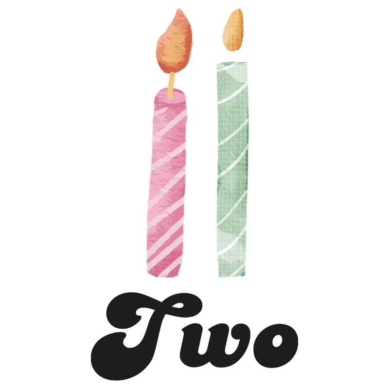 2nd Anniversary Candle