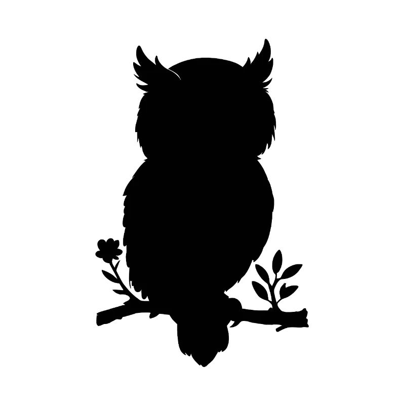 Eule - Scherenschnitt