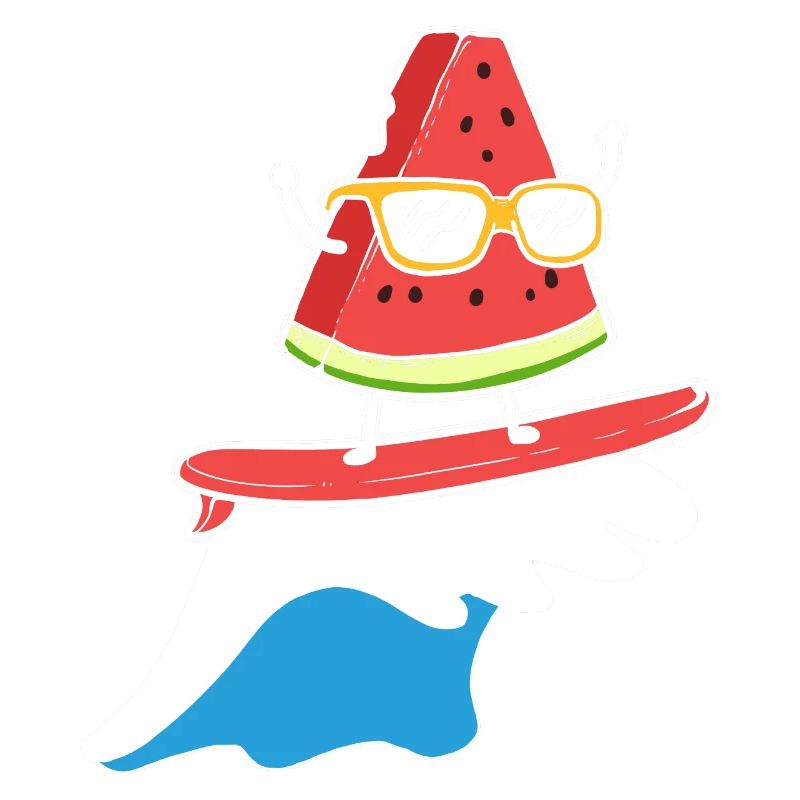 Pastèque Surf Windsurfer Cadeau