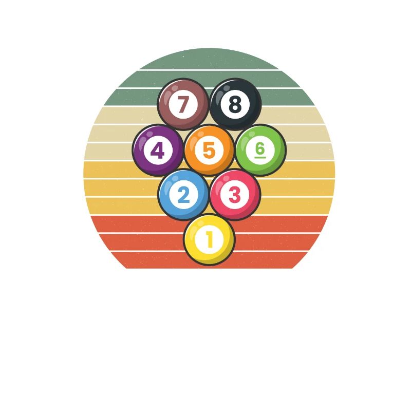 Devis Vintage Billard Billard 8 Ball