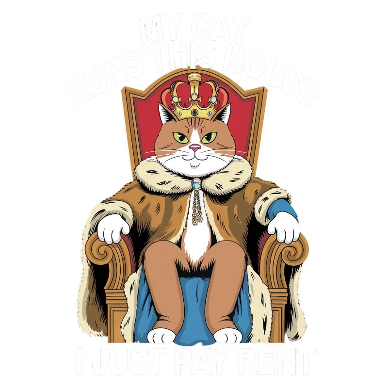 Mon chat dirige cette maison, je ne paie que le loyer