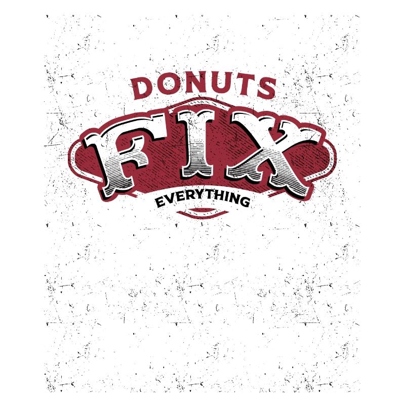 Donuts Fix Everything Retro-Vibe