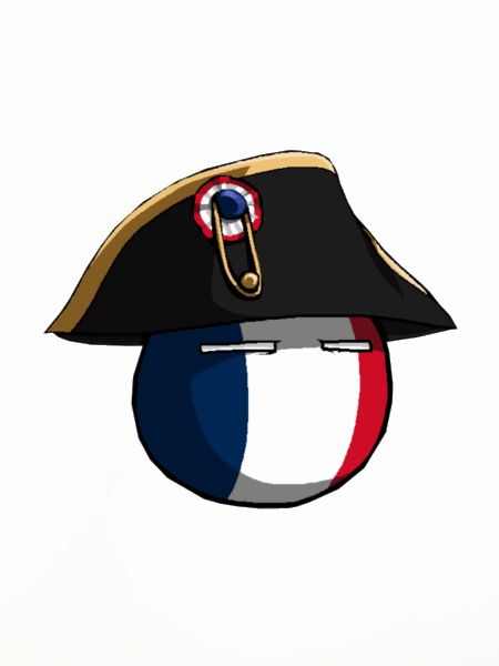 Frankreich Countryball Napoleon Hut