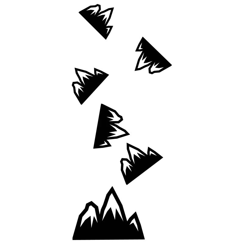 Berge Mountains Silhouette