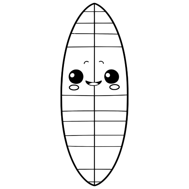 Surfboard Comic Look