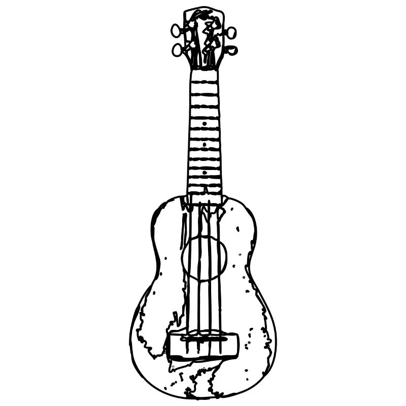Ukulele Skizze
