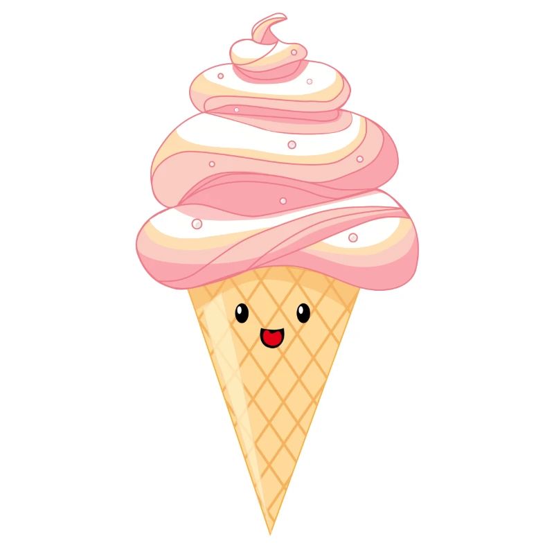 Kawaii - Eis auf Hörnchen