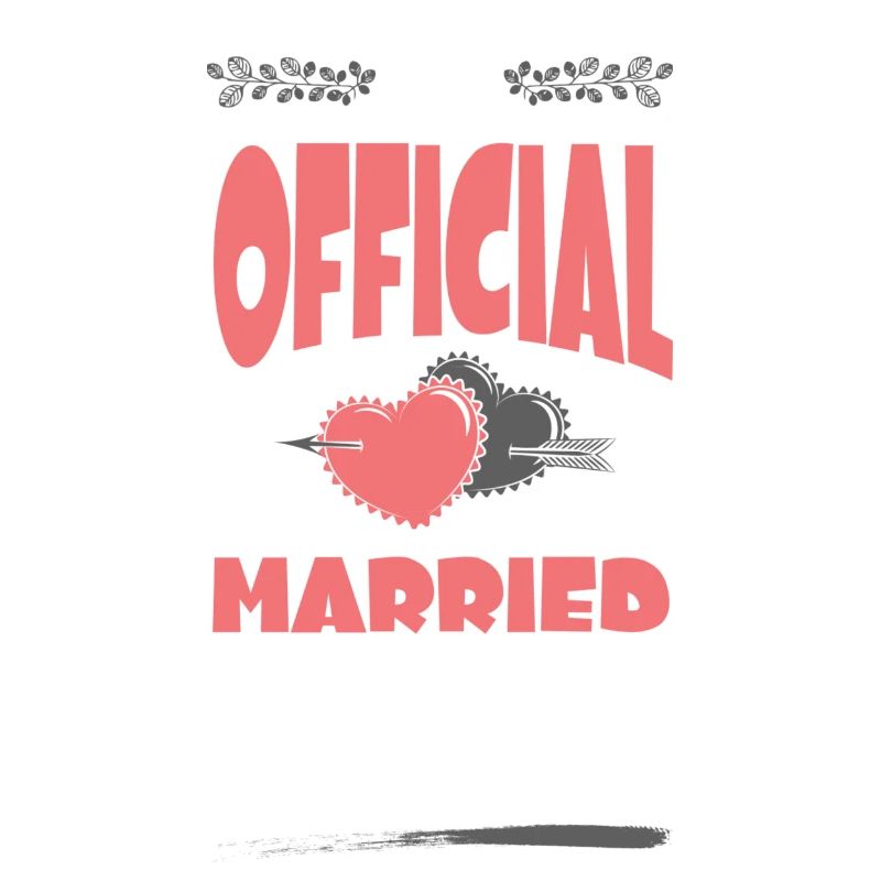 Hochzeit 2024 Herz Married