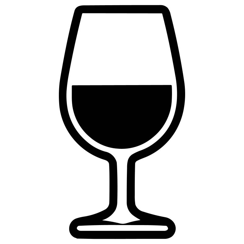 Einfaches Trinkglas