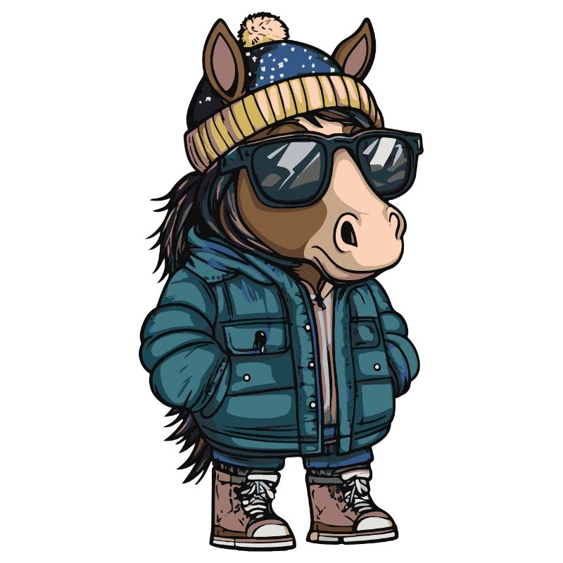 Pferd Winter