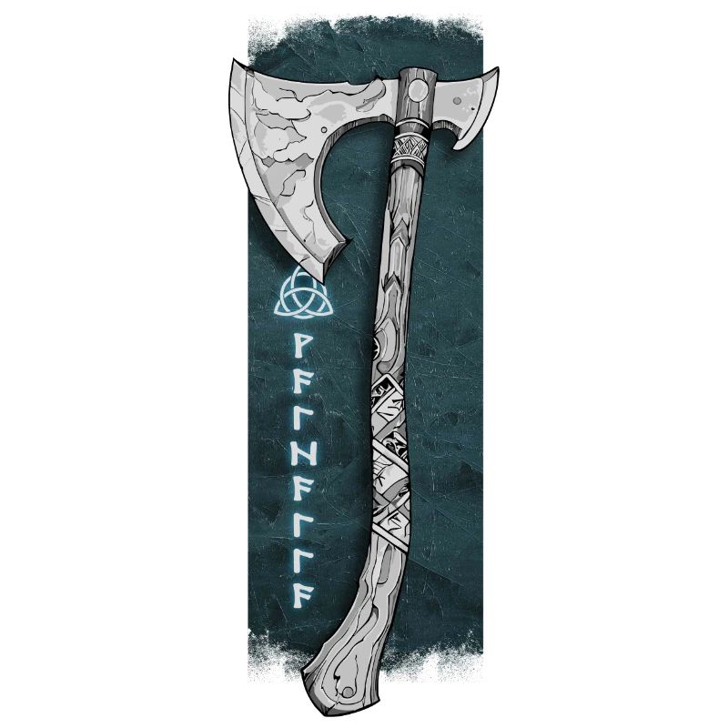 Warrior's Path: Axe and Celtic Runes