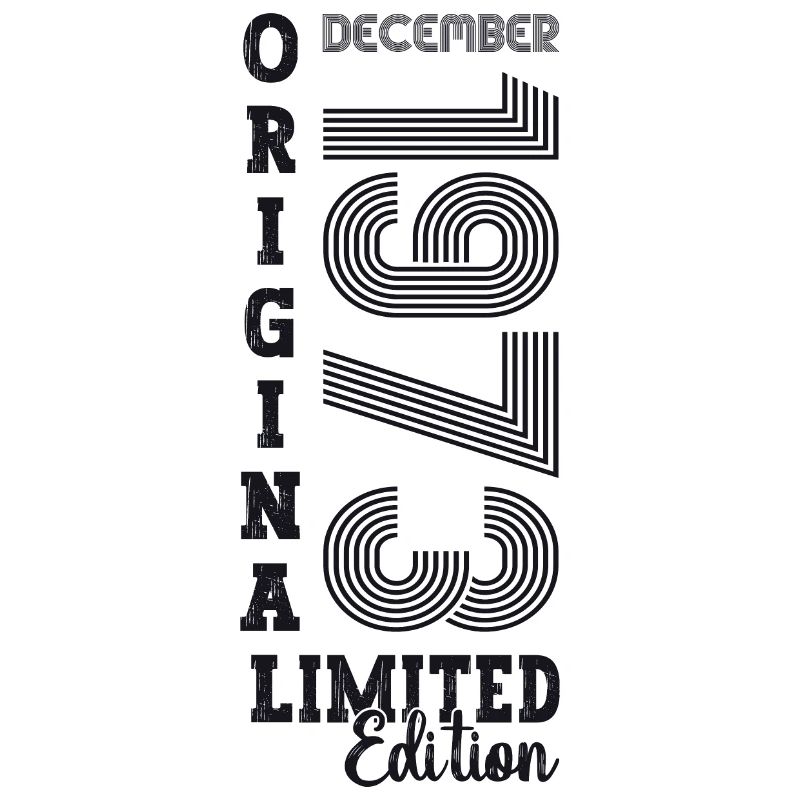 Original Dezember 1973 49. Geburtstag Geschenk