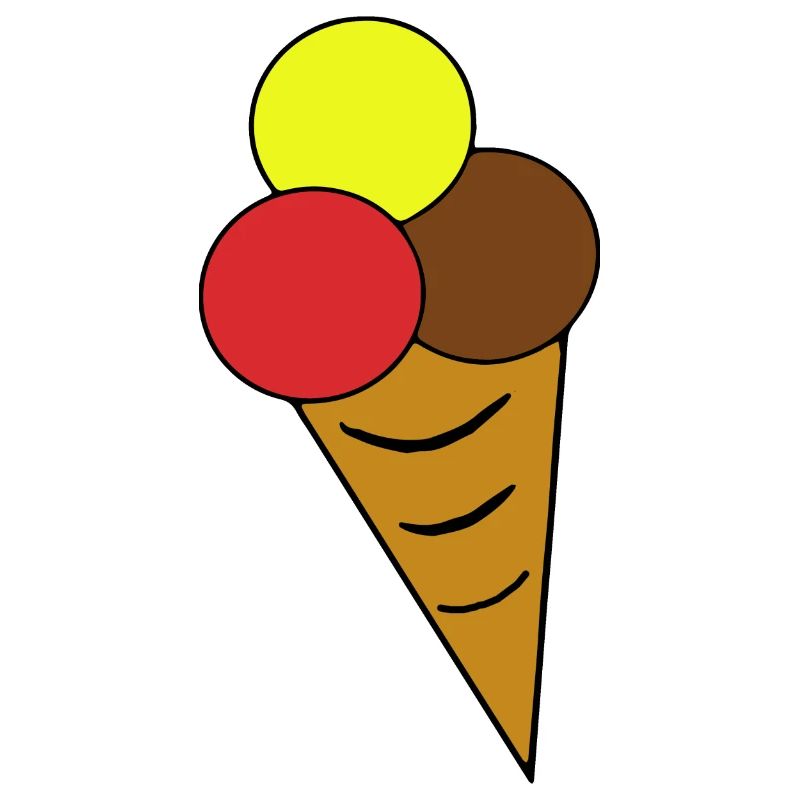 Eistüte Eiskreme Eiswaffel