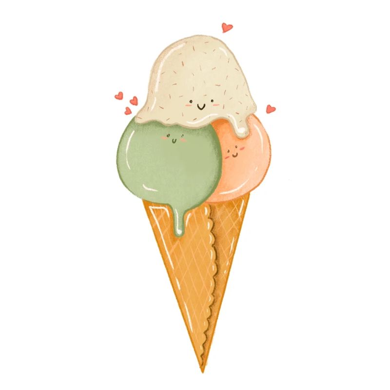 Süßes Eis Summervibes