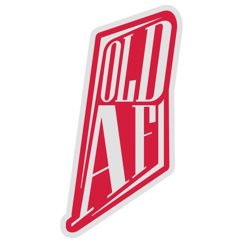 old AF Text Logo