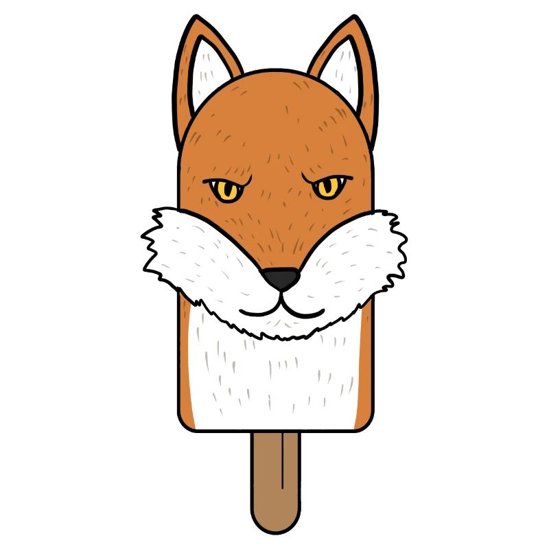 Fox Head Popsicle