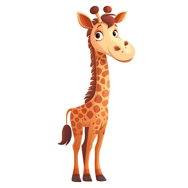 Lustige Giraffe
